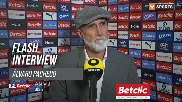 I Liga (#19) | Casa Pia 3-3 AVS: Flash Interview Álvaro Pacheco