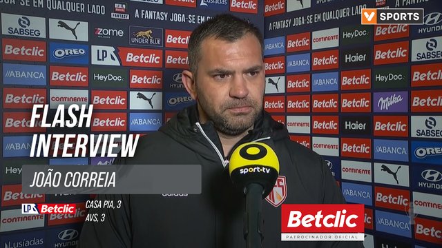 I Liga (#19) | Casa Pia 3-3 AVS: Flash Interview João Correia