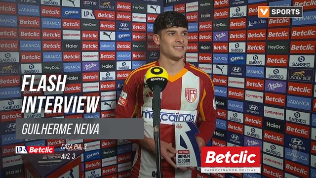 I Liga (#19) | Casa Pia 3-3 AVS: Flash Interview Guilherme Neiva