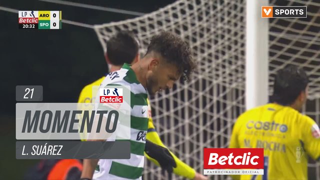 Sporting, Jogada, L. Suárez aos 21'