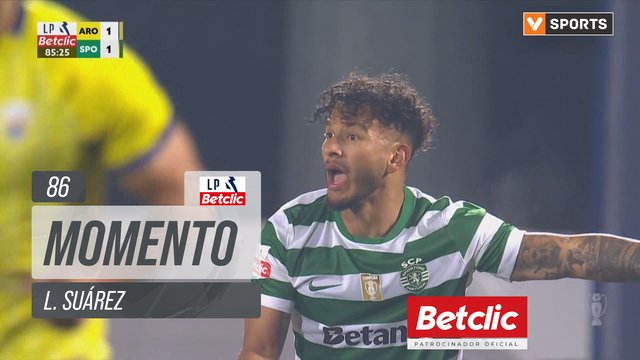 Sporting, Jogada, L. Suárez aos 86'