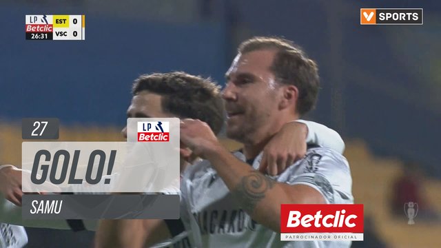 GOLO! Vitória SC, Samu aos 27', Estoril 0-1 Vitória SC