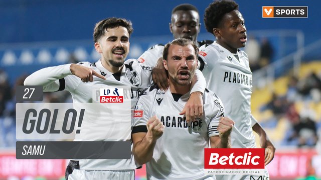 GOLO! Vitória SC, Samu aos 27', Estoril 0-1 Vitória SC