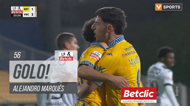GOLO! Estoril, Alejandro Marqués aos 56', Estoril 2-2 Vitória SC