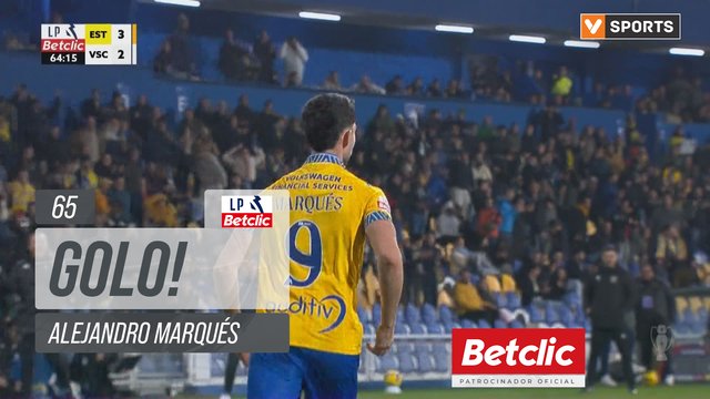 GOLO! Estoril, Alejandro Marqués aos 65', Estoril 3-2 Vitória SC