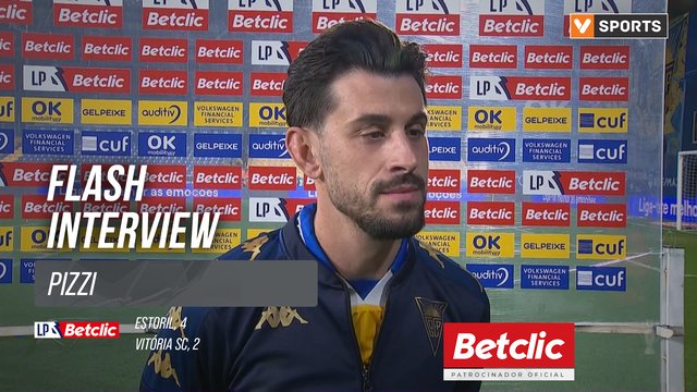 I Liga (#19) | Estoril 4-2 Vitória SC: Flash Interview Pizzi