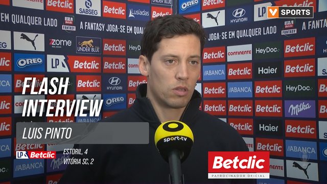 I Liga (#19) | Estoril 4-2 Vitória SC: Flash Interview Luis Pinto