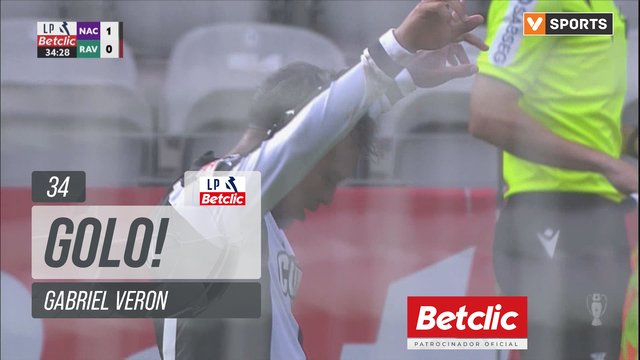 GOLO! Nacional, Gabriel Veron aos 34', Nacional 1-0 Rio Ave