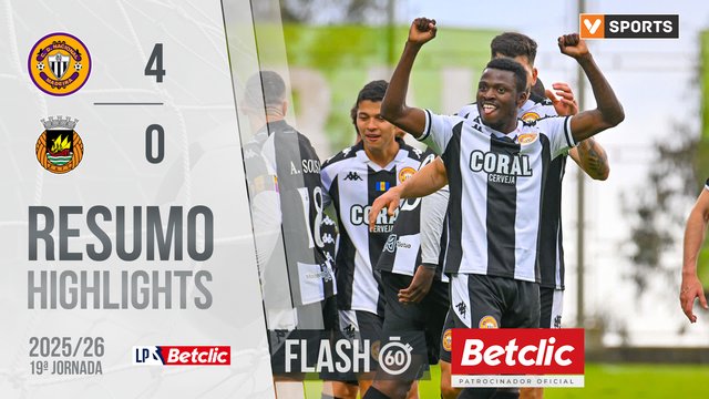 Liga Portugal Betclic (19ªJ): Resumo Flash Nacional 4-0 Rio Ave