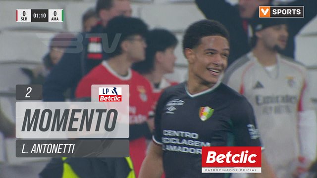 Estrela Amadora, Jogada, L. Antonetti aos 2'