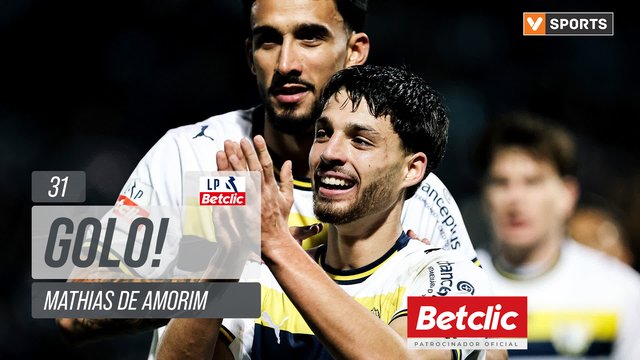 GOLO! Famalicão, Mathias de Amorim aos 31', Famalicão 1-0 Tondela