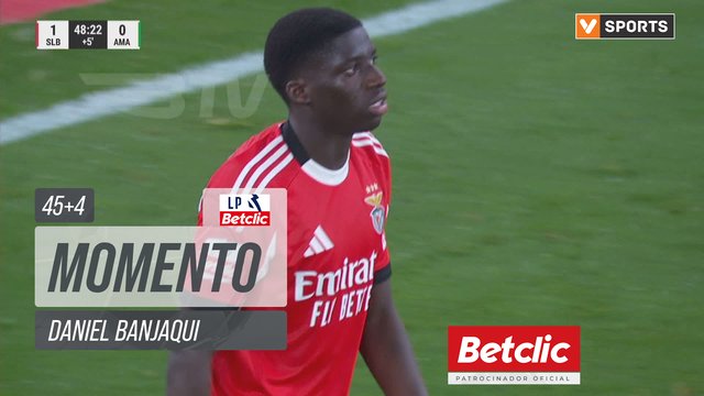 Benfica, Jogada, Daniel Banjaqui aos 45'+4'