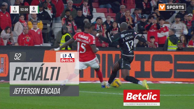 Estrela Amadora, Penálti, Jefferson Encada aos 52'