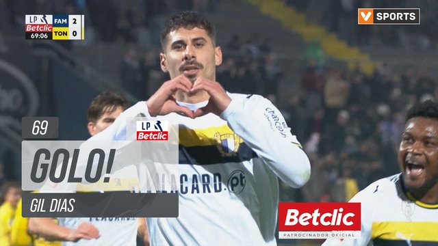 GOLO! Famalicão, Gil Dias aos 69', Famalicão 2-0 Tondela
