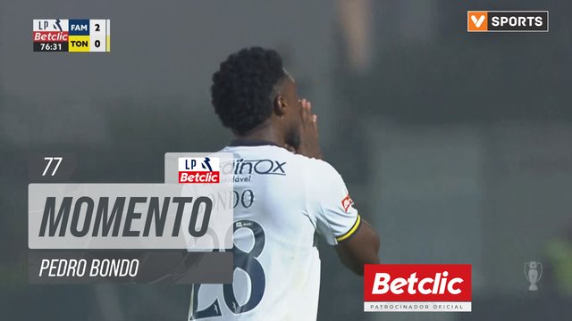 Famalicão, Jogada, Pedro Bondo aos 77'