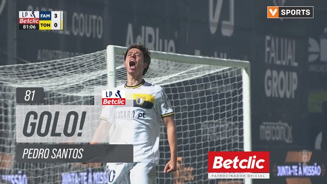 GOLO! Famalicão, Pedro Santos aos 81', Famalicão 3-0 Tondela