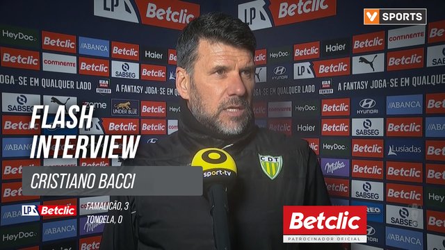 I Liga (#19) | Famalicão 3-0 Tondela: Flash Interview Cristiano Bacci