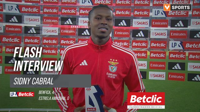 I Liga (#19) | Benfica 4-0 Estrela Amadora: Flash Interview Sidny Cabral