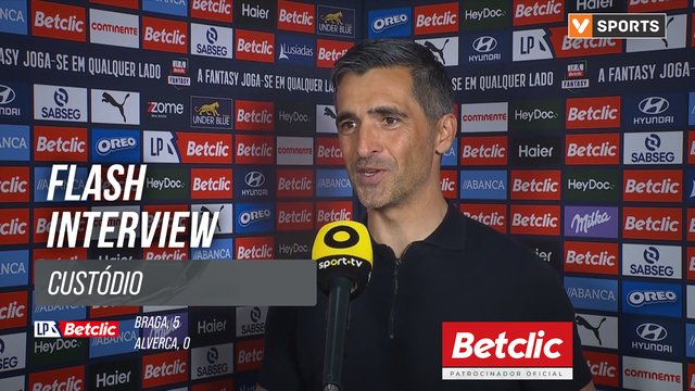 I Liga (#19) | Braga 5-0 Alverca: Flash Interview Custódio