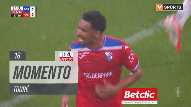 Gil Vicente, Jogada, Touré aos 18'