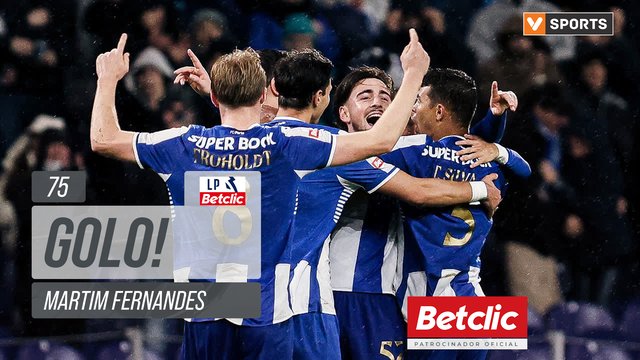 GOLO! FC Porto, Martim Fernandes aos 75', FC Porto 2-0 Gil Vicente