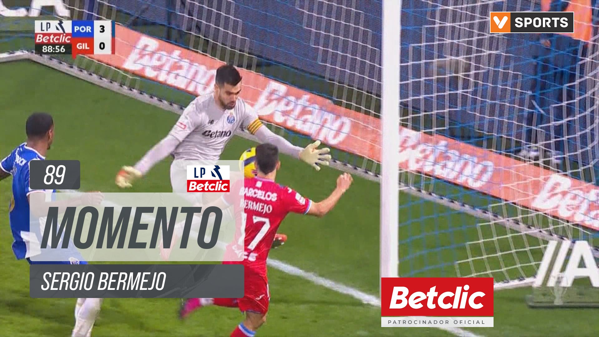 Gil Vicente, Jogada, Sergio Bermejo aos 89'