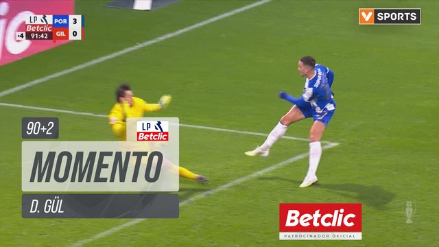 FC Porto, Jogada, D. Gül aos 90'+2'