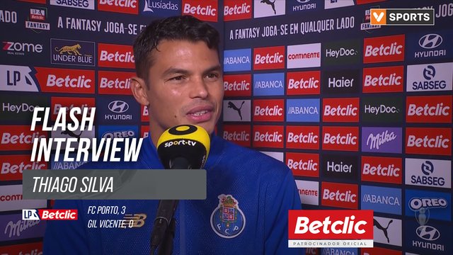 I Liga (#19) | FC Porto 3-0 Gil Vicente: Flash Interview Thiago Silva