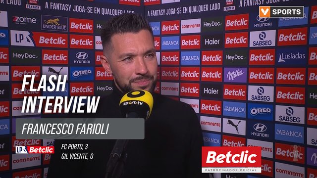 I Liga (#19) | FC Porto 3-0 Gil Vicente: Flash Interview Francesco Farioli