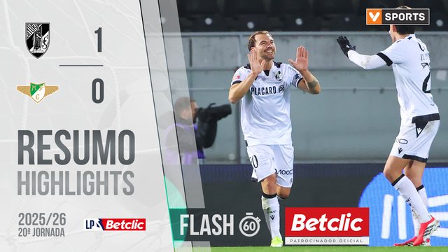 I Liga (20ªJ): Resumo Flash Vitória SC 1-0 Moreirense