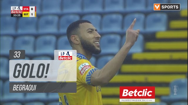 GOLO! Estoril, Begraoui aos 33', Santa Clara 0-1 Estoril