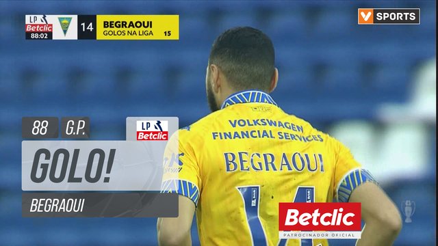 GOLO! Estoril, Begraoui aos 88', Santa Clara 2-4 Estoril