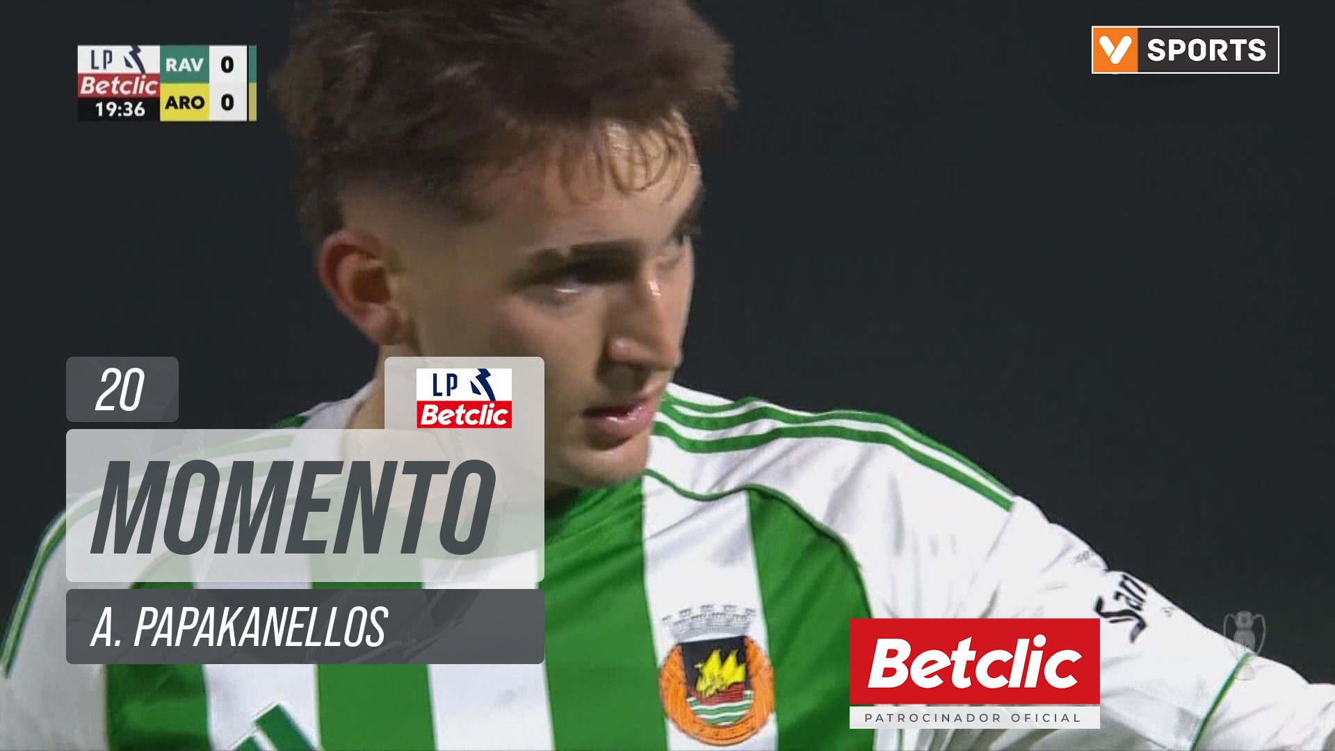Rio Ave, Jogada, A. Papakanellos aos 20'