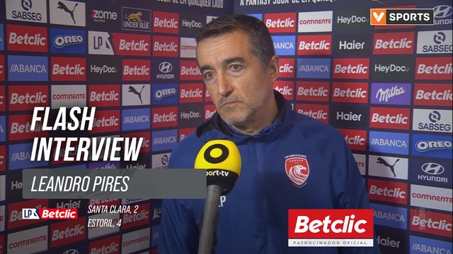 I Liga (#20) | Santa Clara 2-4 Estoril: Flash Interview Leandro Pires