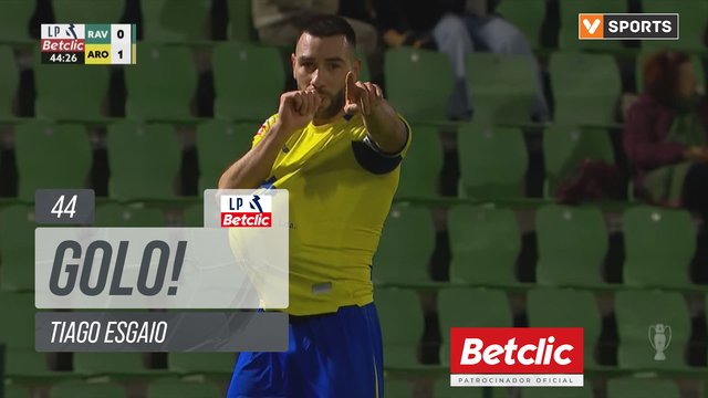 GOLO! Arouca, Tiago Esgaio aos 44', Rio Ave 0-1 Arouca