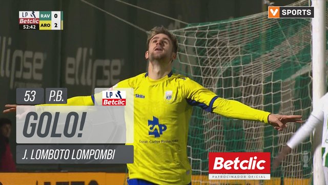 GOLO! Arouca, J. Lomboto Lompombi (p.b.) aos 53', Rio Ave 0-2 Arouca