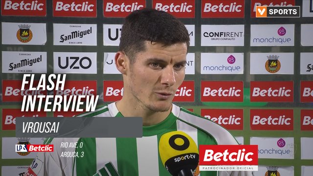 I Liga (#20) | Rio Ave 0-3 Arouca: Flash Interview Vrousai