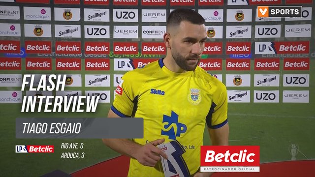 I Liga (#20) | Rio Ave 0-3Arouca: Flash Interview  Tiago Esgaio