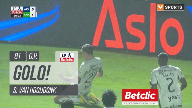 GOLO! Estrela Amadora, S. van Hooijdonk aos 81', Alverca 0-1 Estrela Amadora