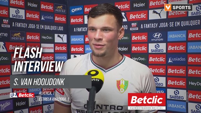 I Liga (#20) | Alverca 1-1 Estrela Amadora: Flash Interview S. van Hooijdonk