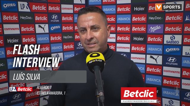 I Liga (#20) | Alverca 1-1 Estrela Amadora: Flash Interview Luís Silva