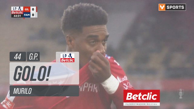 GOLO! Gil Vicente, Murilo aos 44', Gil Vicente 1-0 Famalicão