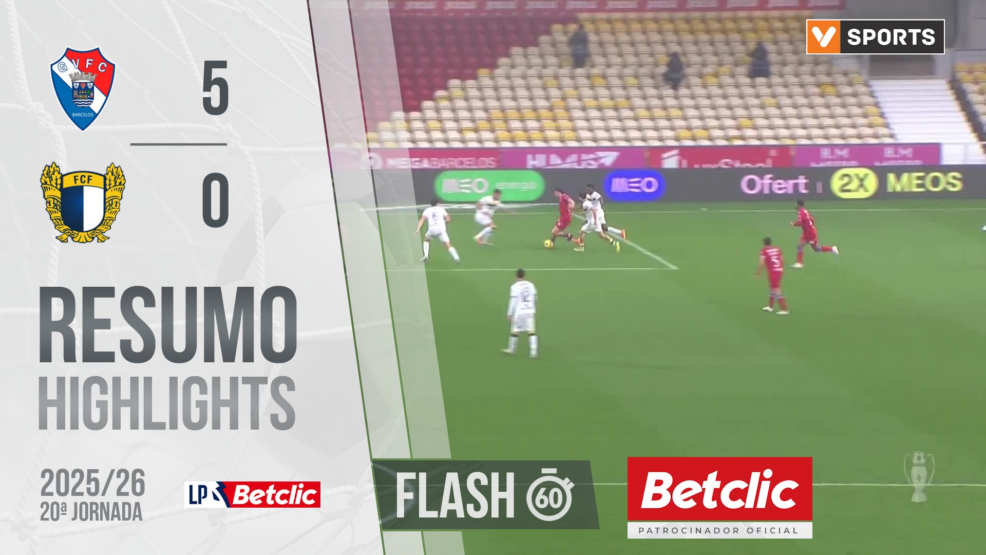 Liga Portugal Betclic (20ªJ): Resumo Flash Gil Vicente 5-0 Famalicão