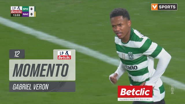 Nacional, Jogada, Gabriel Veron aos 12'