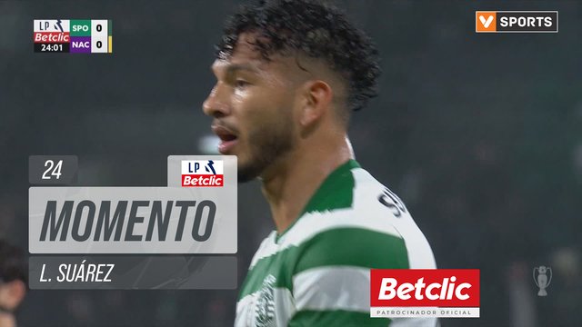 Sporting, Jogada, L. Suárez aos 24'