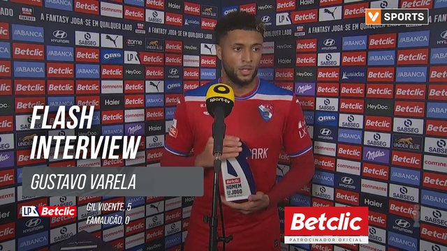 I Liga (#20) | Gil Vicente 5-0 Famalicão: Flash Interview Gustavo Varela