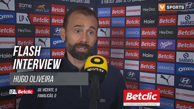 I Liga (#20) | Gil Vicente 5-0 Famalicão: Flash Interview Hugo Oliveira