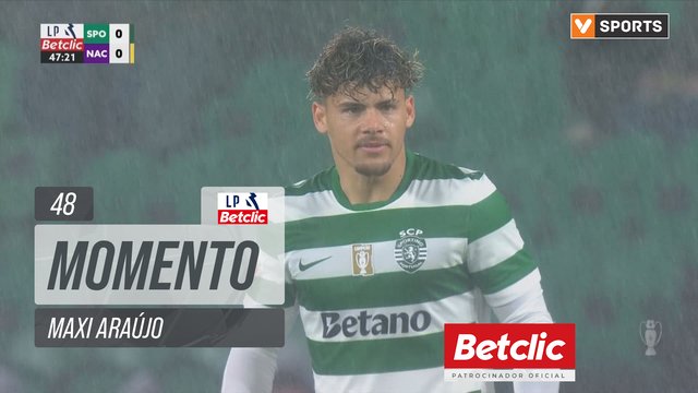 Sporting, Jogada, Maxi Araújo aos 48'