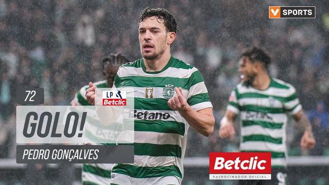GOLO! Sporting, Pedro Gonçalves aos 72', Sporting 1-0 Nacional