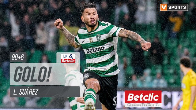 GOLO! Sporting, L. Suárez aos 90'+6', Sporting 2-1 Nacional